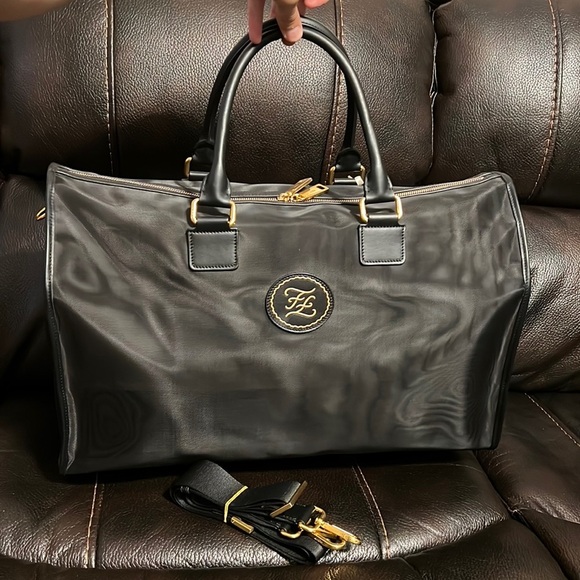 Fendi Large Karligraphy Mesh large Travel Duffel Bag Rare NWT - Picture 6 of 13